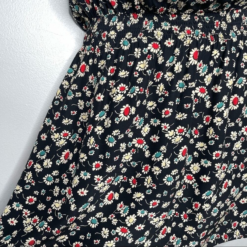 PARKER Silk Dress Womens Size XS Floral Summer Boho Country Chic Cottage Fairy - Picture 4 of 7